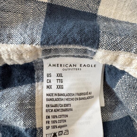 American Eagle Super Soft Checkered Shirt – XXLT Classic Comfort Wrap yourself i - Picture 5 of 6